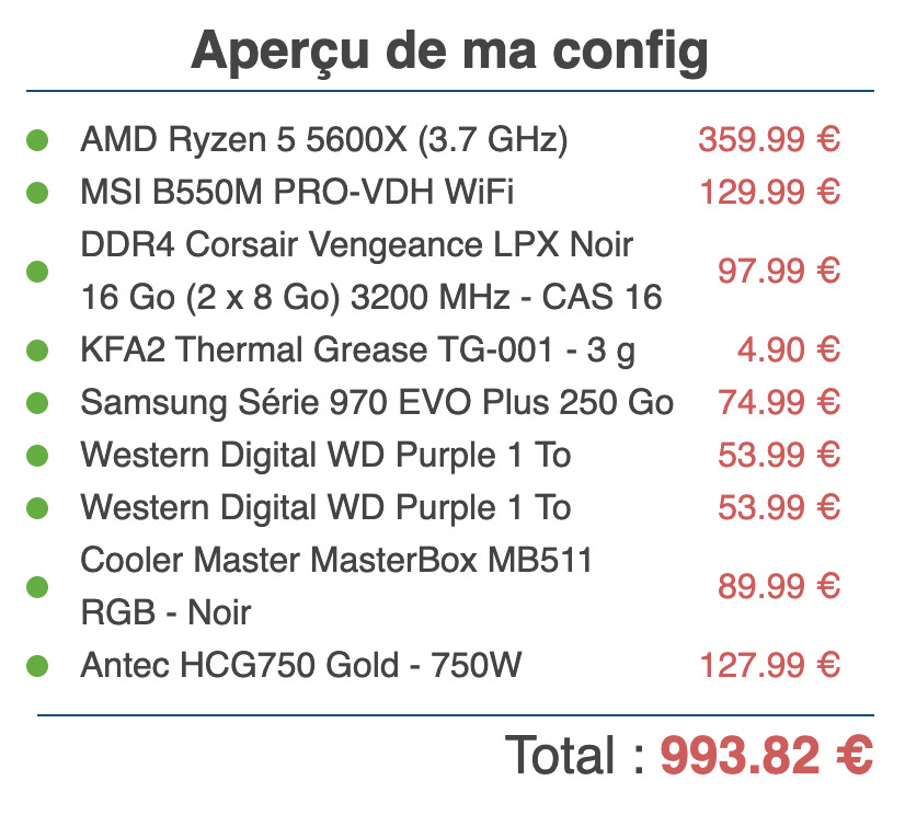 1er PC ConfigoMatic